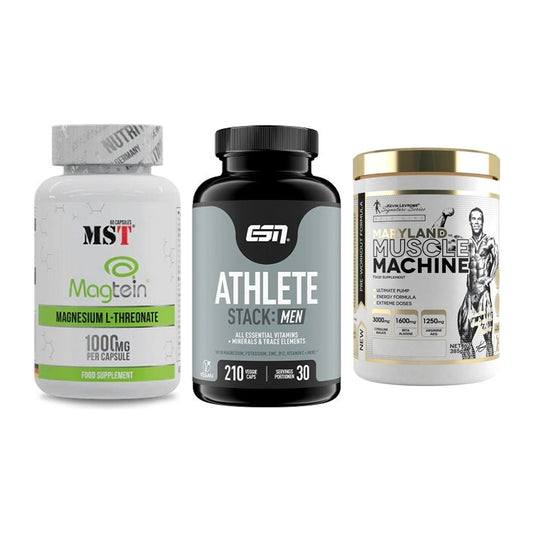 Ausdauer-Set: MST Magnesium + ESN Athlete + Kevin Levrone – alle enthaltenen Artikel