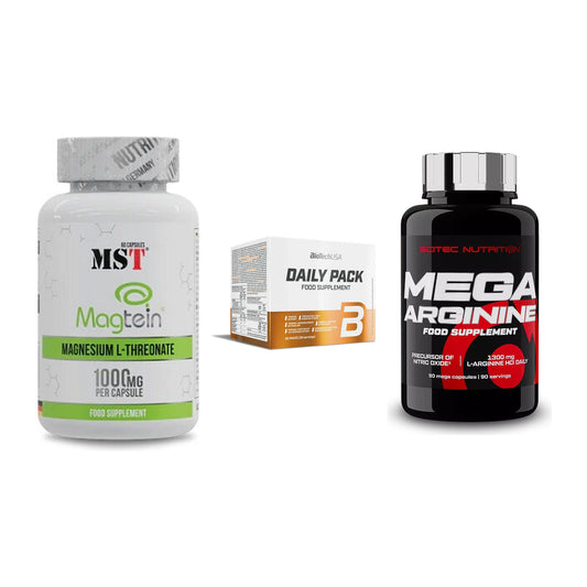Ausdauer-Set: MST Magnesium + BioTech Daily + Scitec Mega – alle enthaltenen Artikel