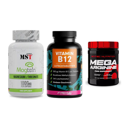 Ausdauer-Set: MST Magnesium + ProFuel Vitamin + Scitec Mega – alle enthaltenen Artikel