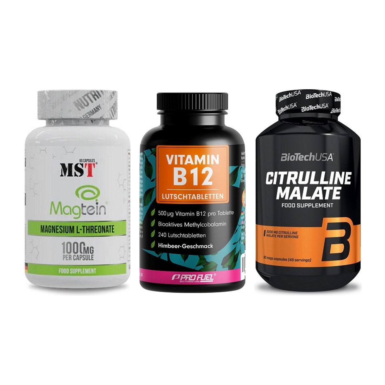 Ausdauer-Set: MST Magnesium + ProFuel Vitamin + BioTech Citrulli – alle enthaltenen Artikel
