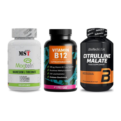 Ausdauer-Set: MST Magnesium + ProFuel Vitamin + BioTech Citrulli – alle enthaltenen Artikel
