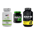 Ausdauer-Set: MST Magnesium + Scitec Multi Pro + BioTech BCAA+B6 – alle enthaltenen Artikel