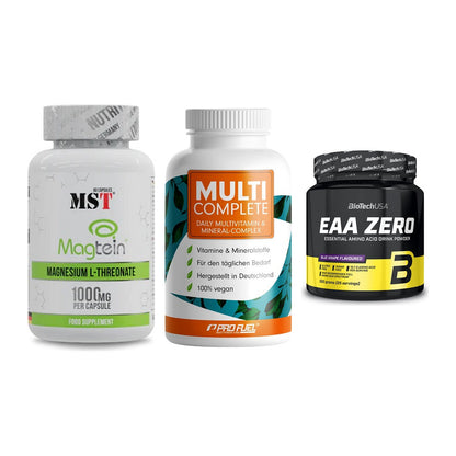 Ausdauer-Set: MST Magnesium + ProFuel MULTI + BioTech EAA Zero – alle enthaltenen Artikel