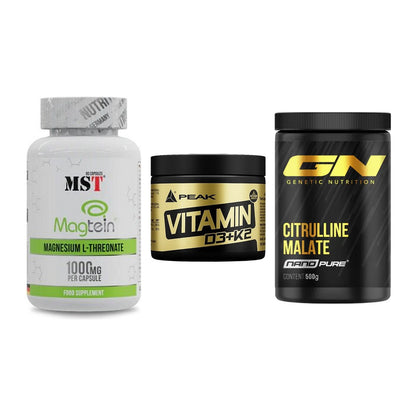 Ausdauer-Set: MST Magnesium + Peak Vitamin + GN Citrulline – alle enthaltenen Artikel