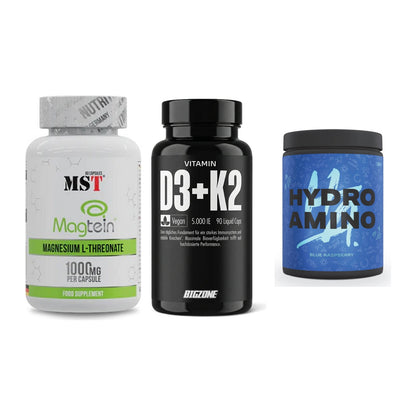 Ausdauer-Set: MST Magnesium + Big Zone Vitamin + Nanosupps Hydro – alle enthaltenen Artikel