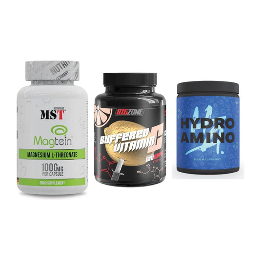 Ausdauer-Set: MST Magnesium + Big Zone Buffere + Nanosupps Hydro – alle enthaltenen Artikel