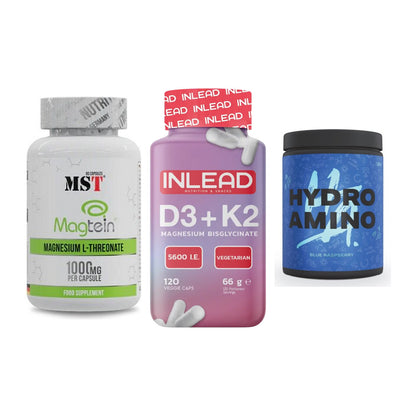 Ausdauer-Set: MST Magnesium + INLEAD Vitamin + Nanosupps Hydro – alle enthaltenen Artikel