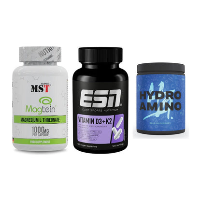 Ausdauer-Set: MST Magnesium + ESN Vitamin D3 + Nanosupps Hydro – alle enthaltenen Artikel