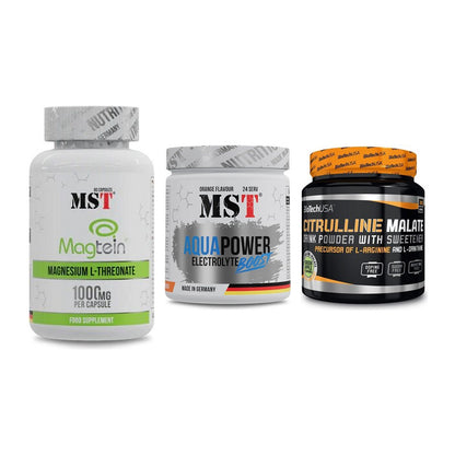 Ausdauer-Set: MST Magnesium + MST Aqua Power + BioTech Citrulli – alle enthaltenen Artikel