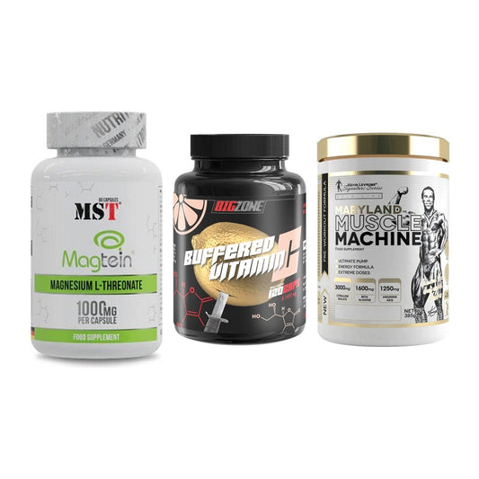 Ausdauer-Set: MST Magnesium + Big Zone Buffere + Kevin Levrone – alle enthaltenen Artikel