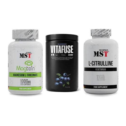 Ausdauer-Set: MST Magnesium + Big Zone Vitafus + MST Citrulline – alle enthaltenen Artikel