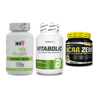 Ausdauer-Set: MST Magnesium + BioTech Vitaboli + BioTech BCAA – alle enthaltenen Artikel
