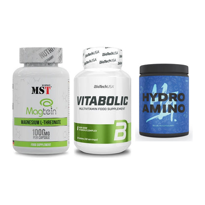 Ausdauer-Set: MST Magnesium + BioTech Vitaboli + Nanosupps Hydro – alle enthaltenen Artikel