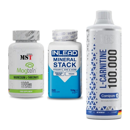 Ausdauer-Set: MST Magnesium + INLEAD Mineral + MST L-Carnitine – alle enthaltenen Artikel