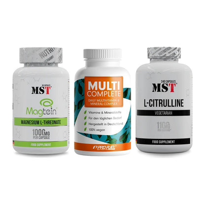 Ausdauer-Set: MST Magnesium + ProFuel MULTI + MST Citrulline – alle enthaltenen Artikel