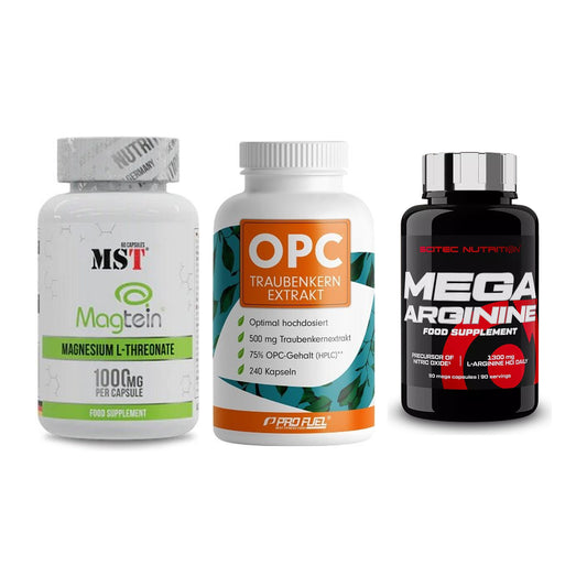 Ausdauer-Set: MST Magnesium + ProFuel OPC + Scitec Mega – alle enthaltenen Artikel