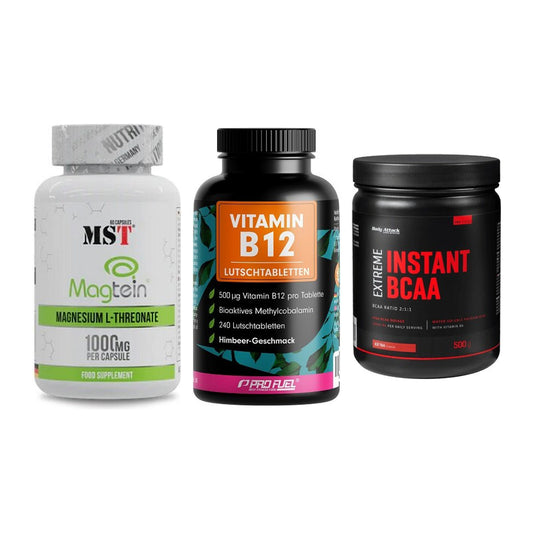 Ausdauer-Set: MST Magnesium + ProFuel Vitamin + Body Attack – alle enthaltenen Artikel