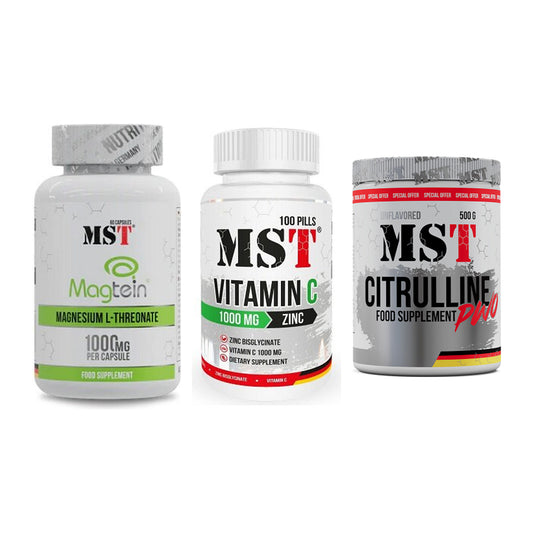 Ausdauer-Set: MST Magnesium + MST Vitamin C + MST Citrulline – alle enthaltenen Artikel