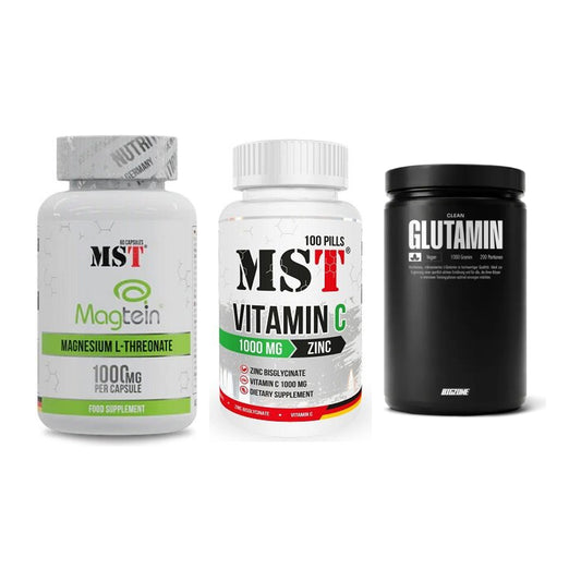 Ausdauer-Set: MST Magnesium + MST Vitamin C + Big Zone Glutami – alle enthaltenen Artikel