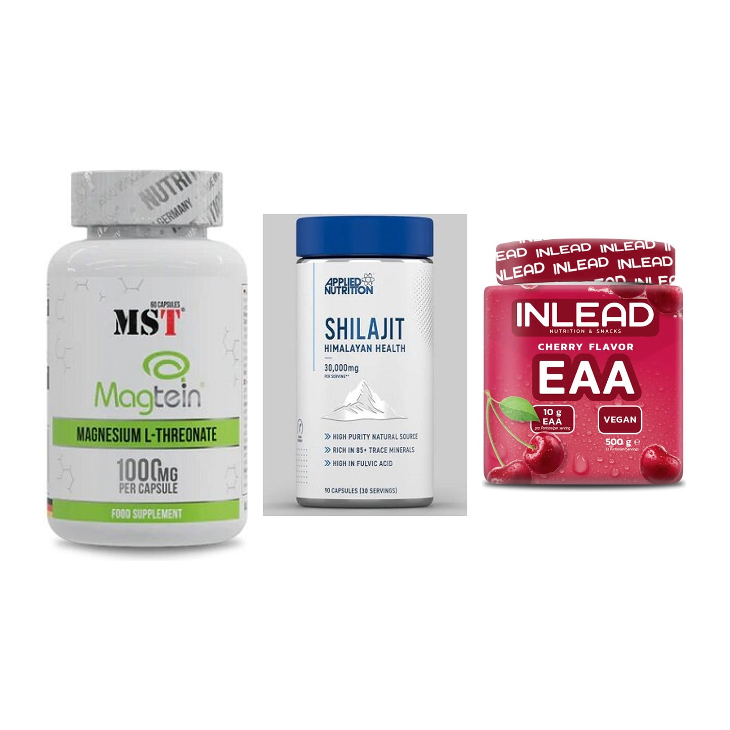 Ausdauer-Set: MST Magnesium + Applied Nutritio + INLEAD EAA – alle enthaltenen Artikel