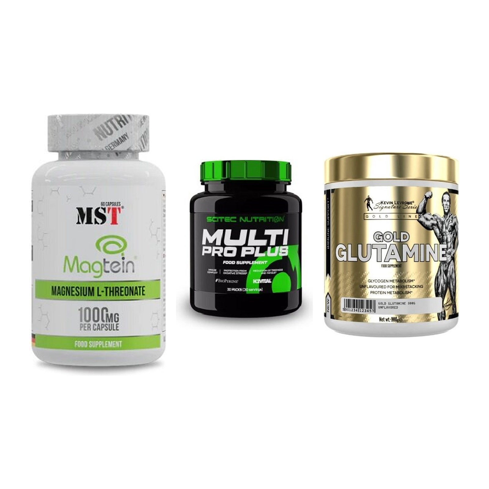 Ausdauer-Set: MST Magnesium + Scitec Multi Pro + Kevin Levrone – alle enthaltenen Artikel