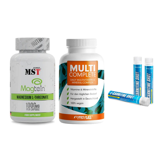 Ausdauer-Set: MST Magnesium + ProFuel MULTI + Body Attack – alle enthaltenen Artikel