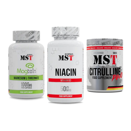 Ausdauer-Set: MST Magnesium + MST Niacin + MST Citrulline – alle enthaltenen Artikel