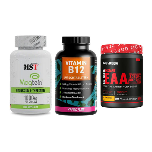 Ausdauer-Set: MST Magnesium + ProFuel Vitamin + Body Attack – alle enthaltenen Artikel