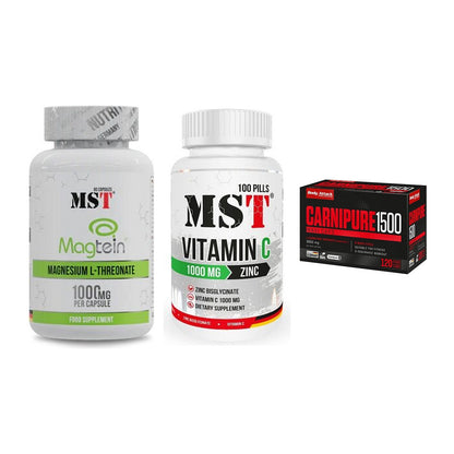 Ausdauer-Set: MST Magnesium + MST Vitamin C + Body Attack – alle enthaltenen Artikel