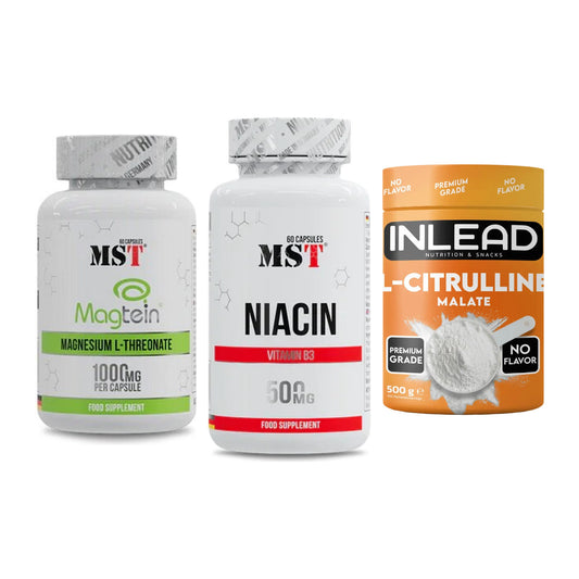 Ausdauer-Set: MST Magnesium + MST Niacin + INLEAD L-Citrull – alle enthaltenen Artikel