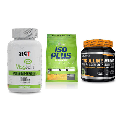 Ausdauer-Set: MST Magnesium + Olimp Iso Plus + BioTech Citrulli – alle enthaltenen Artikel
