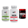 Ausdauer-Set: MST Magnesium + MST Niacin + Scitec Mega – alle enthaltenen Artikel
