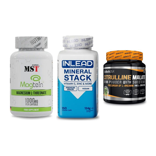 Ausdauer-Set: MST Magnesium + INLEAD Mineral + BioTech Citrulli – alle enthaltenen Artikel