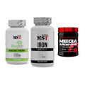 Ausdauer-Set: MST Magnesium + MST Iron Bisglyc + Scitec Mega – alle enthaltenen Artikel