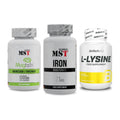 Ausdauer-Set: MST Magnesium + MST Iron Bisglyc + BioTech L-Lysine – alle enthaltenen Artikel