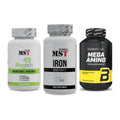 Ausdauer-Set: MST Magnesium + MST Iron Bisglyc + BioTech Mega – alle enthaltenen Artikel