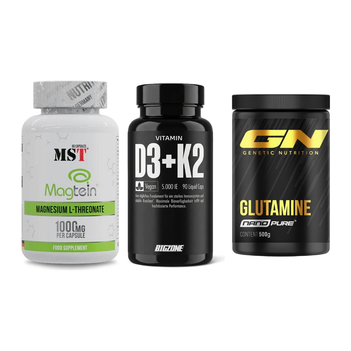 Ausdauer-Set: MST Magnesium + Big Zone Vitamin + GN Nano Pure – alle enthaltenen Artikel