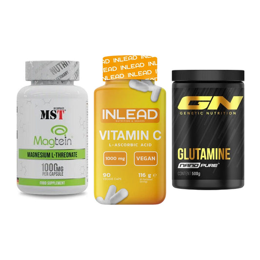 Ausdauer-Set: MST Magnesium + INLEAD Vitamin C + GN Nano Pure – alle enthaltenen Artikel