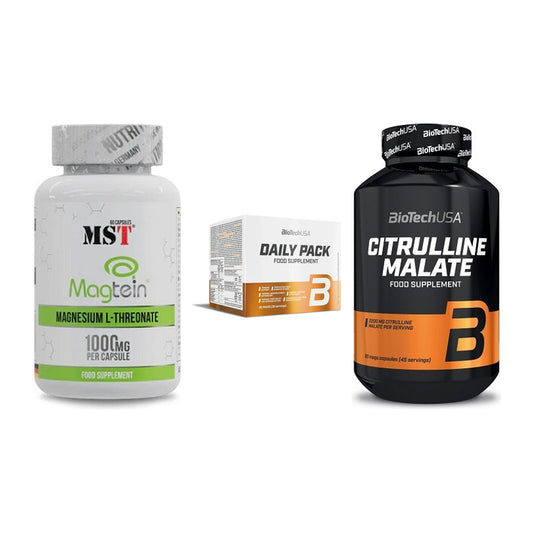 Ausdauer-Set: MST Magnesium + BioTech Daily + BioTech Citrulli – alle enthaltenen Artikel