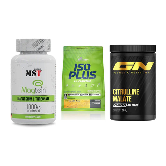 Ausdauer-Set: MST Magnesium + Olimp Iso Plus + GN Citrulline – alle enthaltenen Artikel