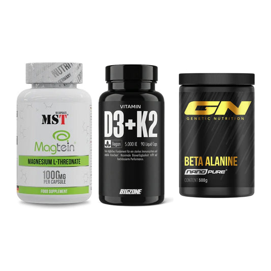 Ausdauer-Set: MST Magnesium + Big Zone Vitamin + GN Nano Beta – alle enthaltenen Artikel