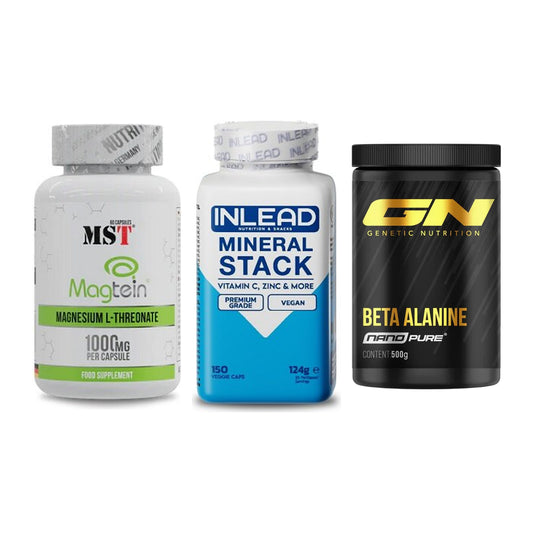 Ausdauer-Set: MST Magnesium + INLEAD Mineral + GN Nano Beta – alle enthaltenen Artikel