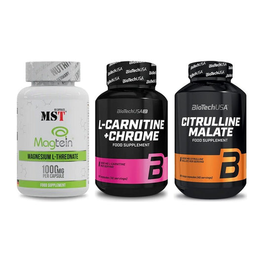 Ausdauer-Set: MST Magnesium + BioTech L-Carnit + BioTech Citrulli – alle enthaltenen Artikel