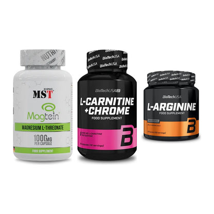 Ausdauer-Set: MST Magnesium + BioTech L-Carnit + BioTech L-Argini – alle enthaltenen Artikel