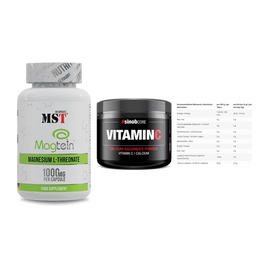 Ausdauer-Set: MST Magnesium + Sinob Vitamin C + INLEAD L-Arginin – alle enthaltenen Artikel