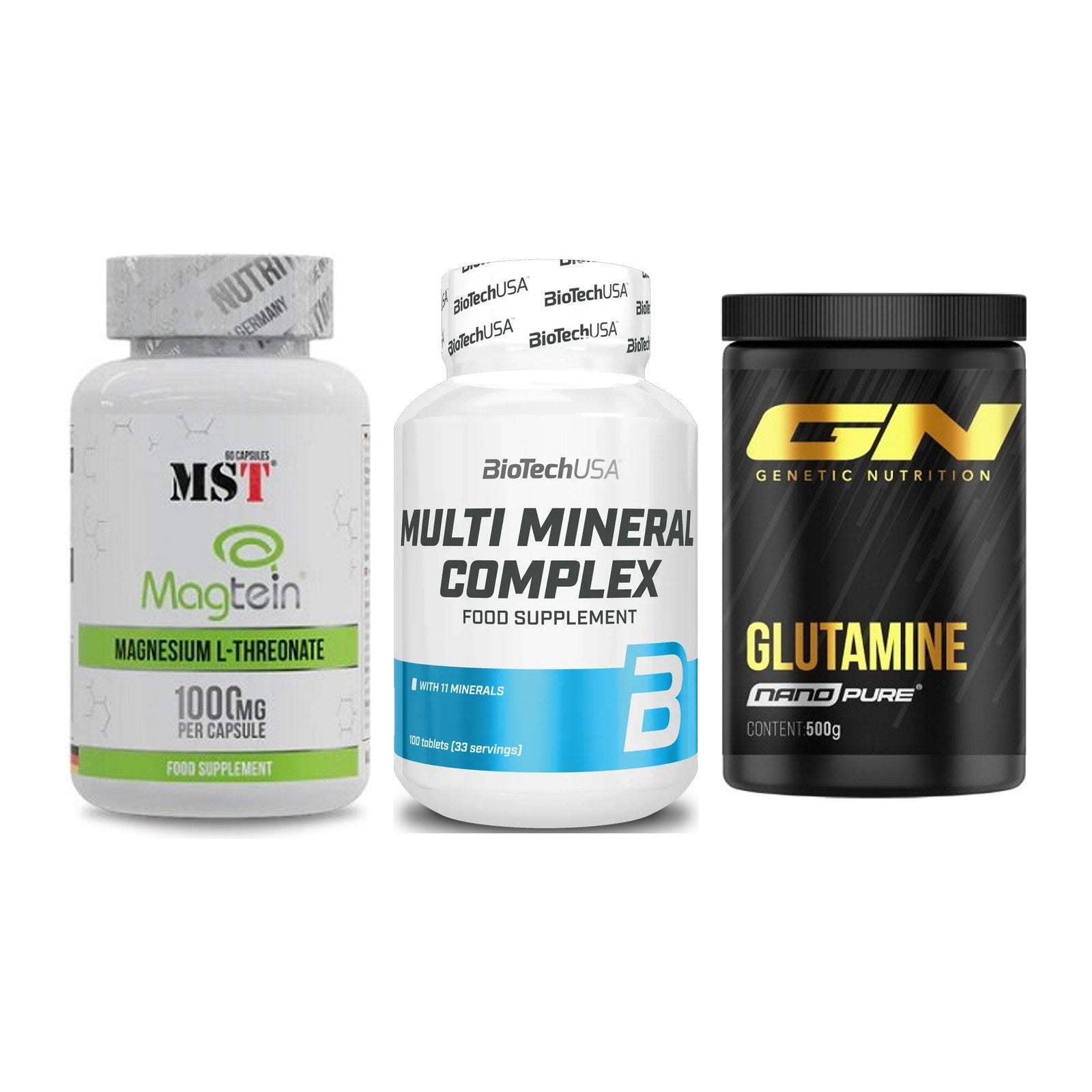 Ausdauer-Set: MST Magnesium + BioTech Multi + GN Nano Pure – alle enthaltenen Artikel
