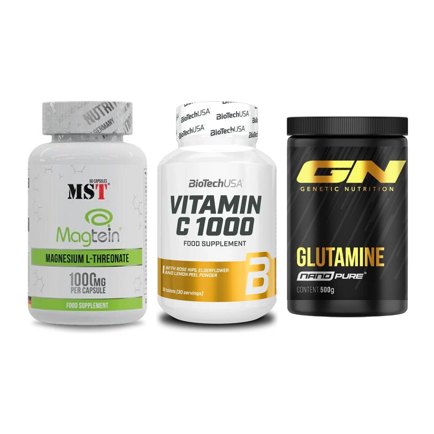Ausdauer-Set: MST Magnesium + BioTech Vitamin + GN Nano Pure – alle enthaltenen Artikel