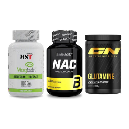 Ausdauer-Set: MST Magnesium + BioTech NAC + GN Nano Pure – alle enthaltenen Artikel