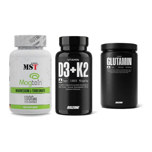 Ausdauer-Set: MST Magnesium + Big Zone Vitamin + Big Zone Glutami – alle enthaltenen Artikel
