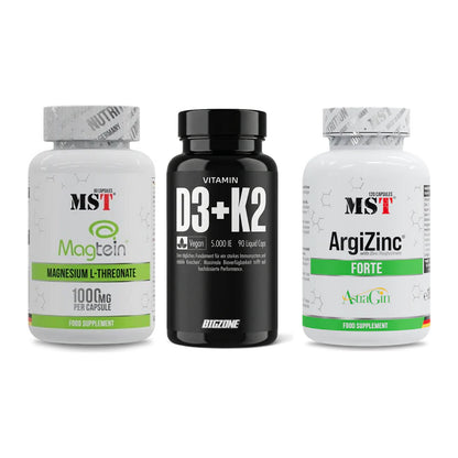Ausdauer-Set: MST Magnesium + Big Zone Vitamin + MST ArgiZinc – alle enthaltenen Artikel